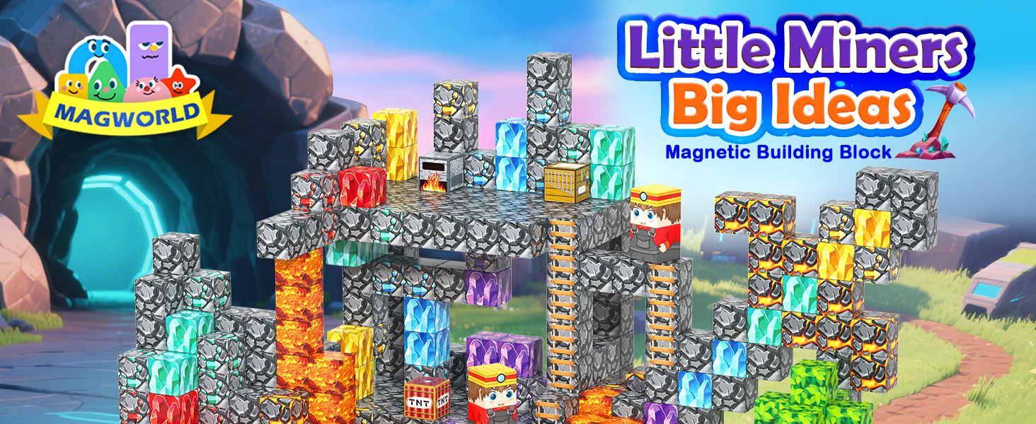150 pcs magnetic blocks