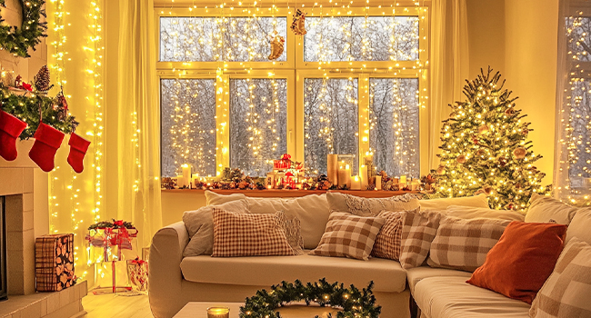 Indoor string lights