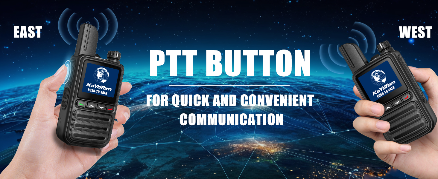 Global PTT Walkie Talkies