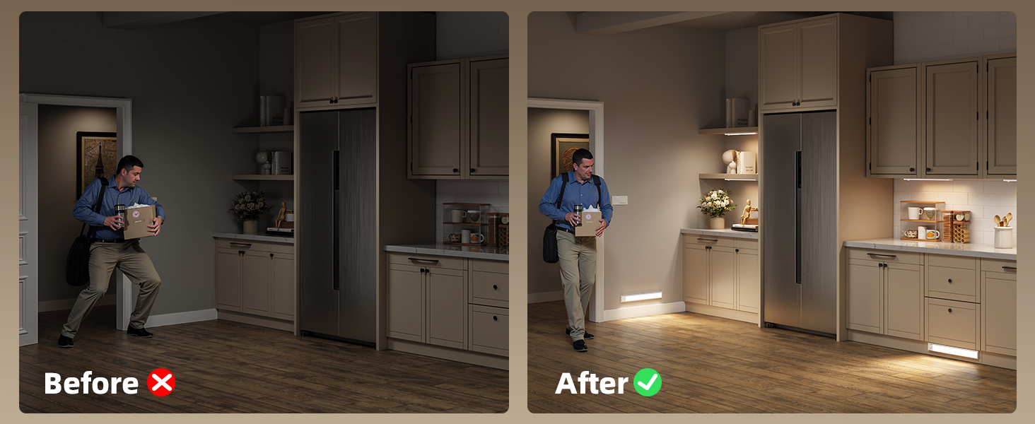Rechargeable Motion Activated Under Cabinet Lights