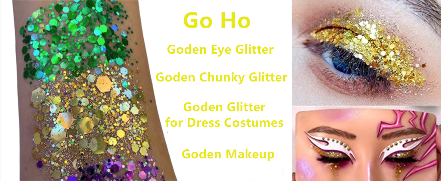 gold body glitter