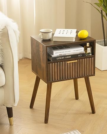 Fluted Nightstand
