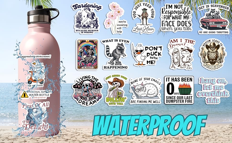 Waterproof Vinyl stickers