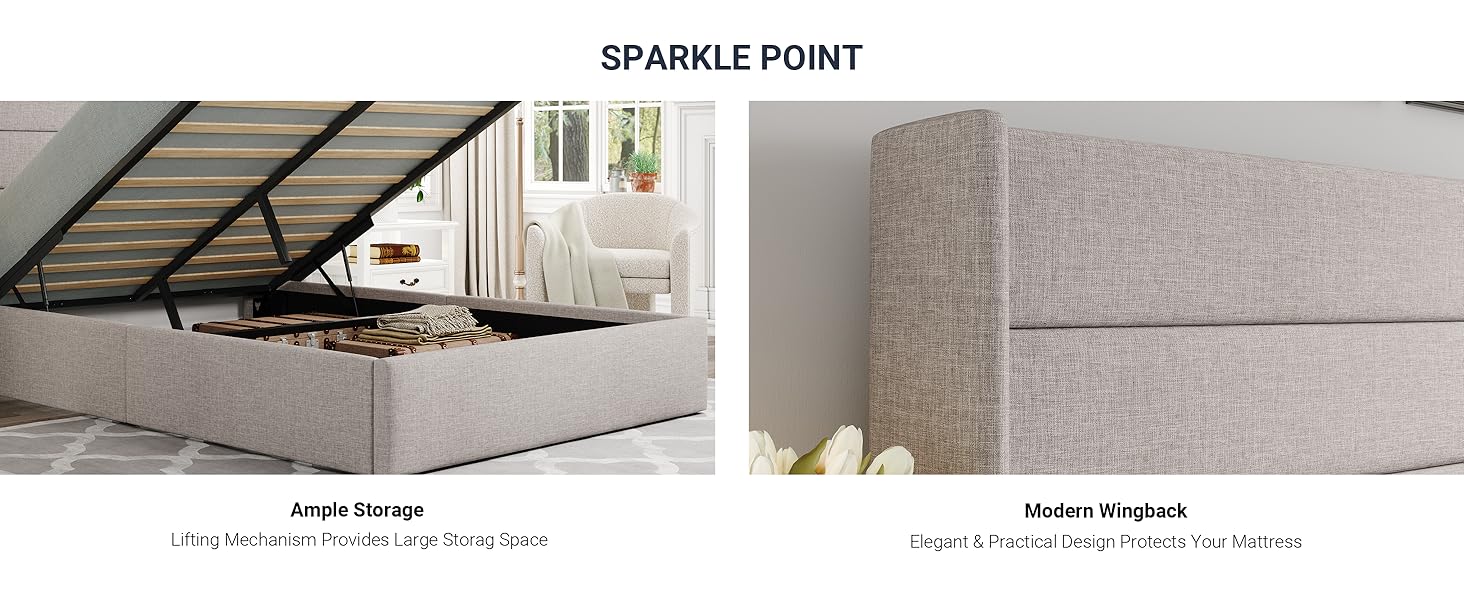 Lift Up Storage bed