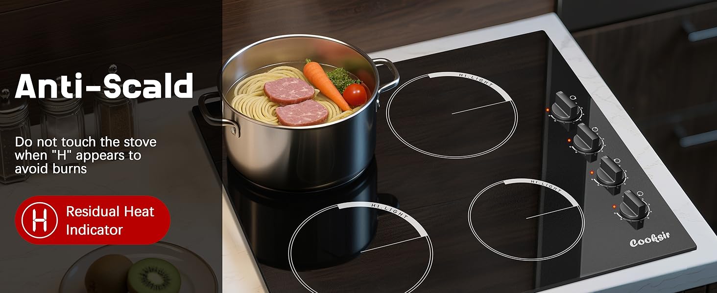 24 inch electric cooktop