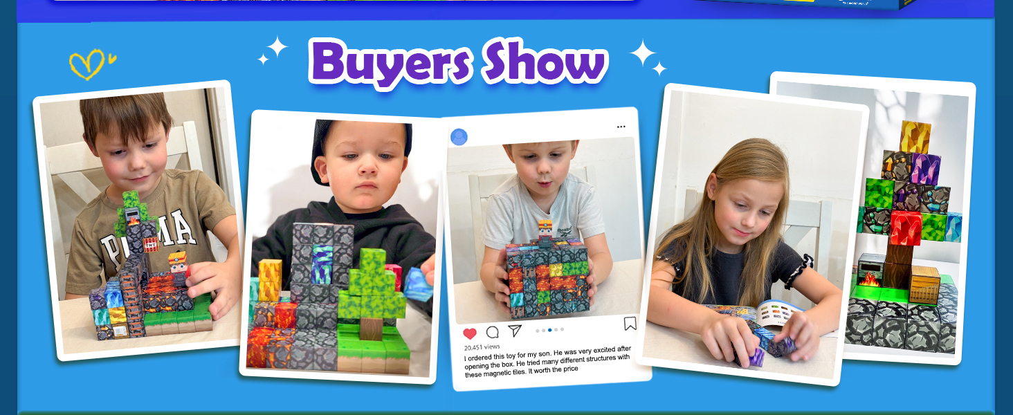 magnetic blocks for kid age8-12