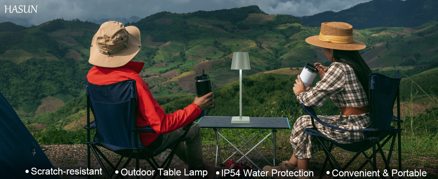 HASUN Cordless Rechargeable Table Lamp