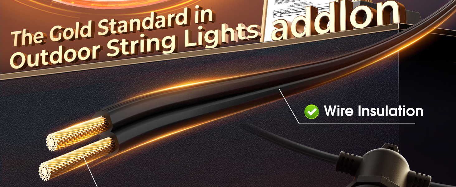 outdoor string lights
