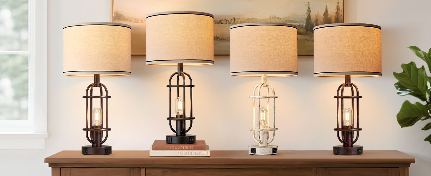 table lamps for living room set of 2