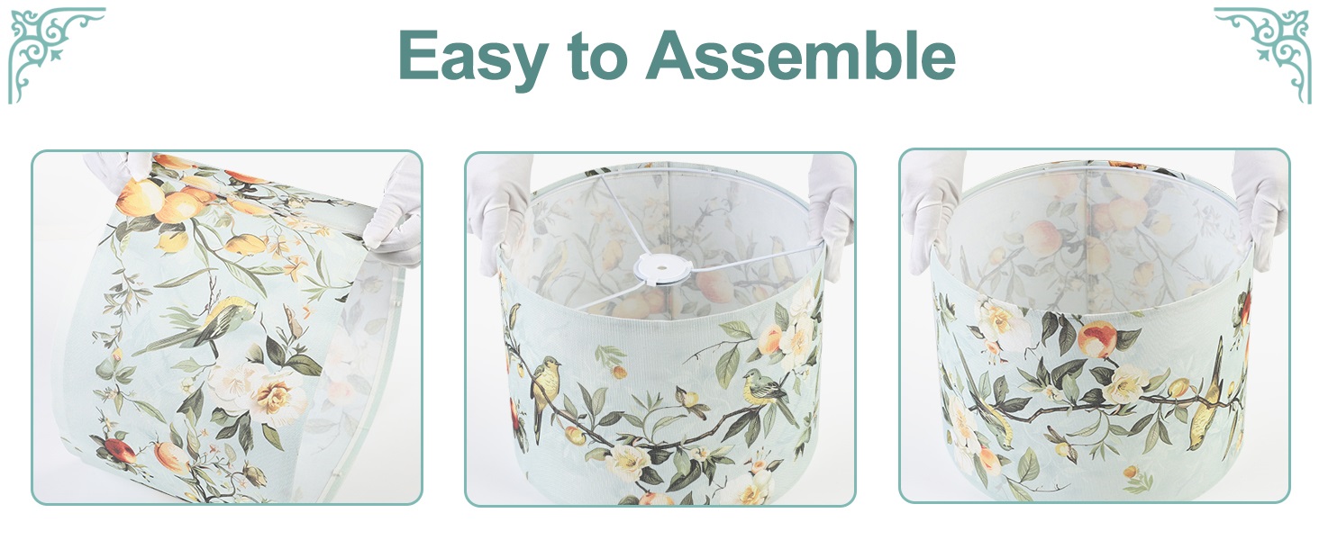 drum lamp shade