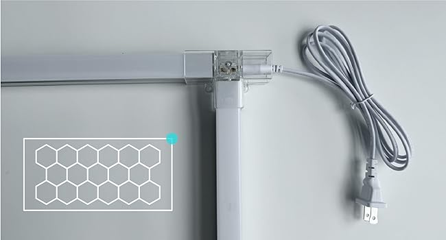 hexagon led lights led light for garage led hex lights detailing workshop  led lights hex glow light