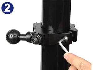 adjustable phone holder for utv sxs polaris rzr 1000 570 can am accessories utv phone mount  