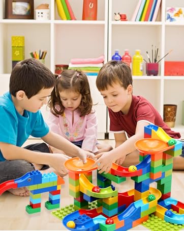Marble Run Building Blocks Kid Toys