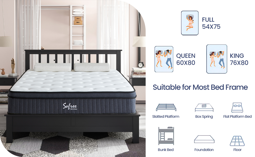 all size mattress in a box