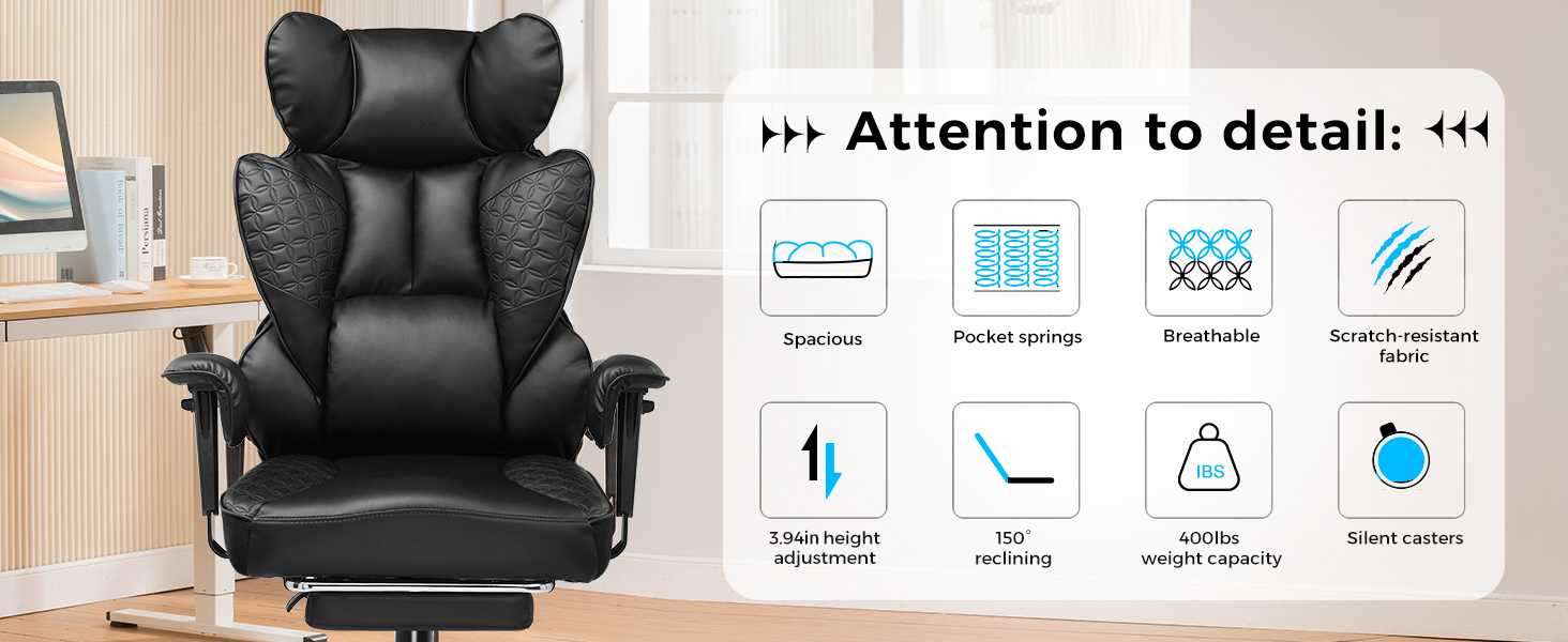 big and tall office chair 500lbs