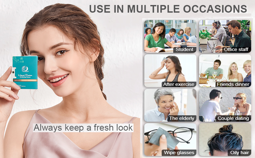 oil blotting paper face facial skin care sheets absorbing beauty makeup