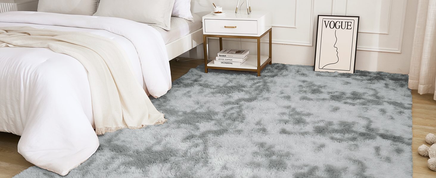 light grey rug