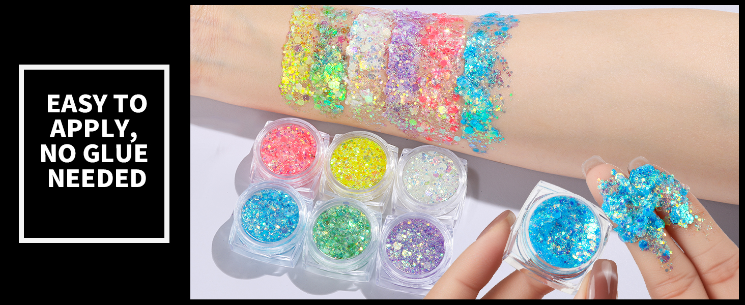 makeup glitters
