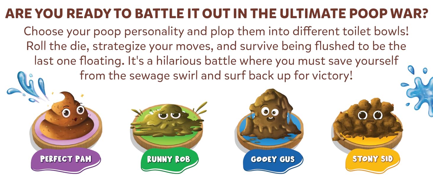 get ready to fight it out in the poop war