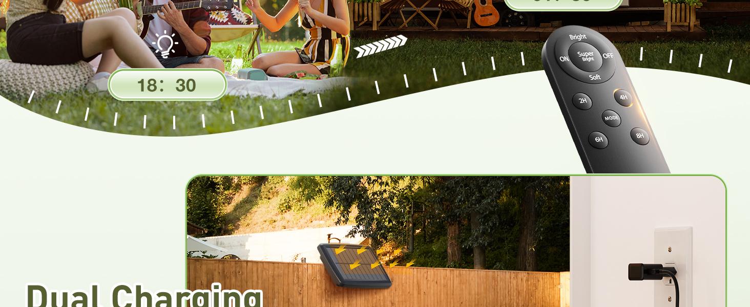 solar string lights for outside