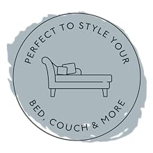 Sofa Bench Chair pillow throw teal orange yellow square bed rooms outdoor indoor floor decorative