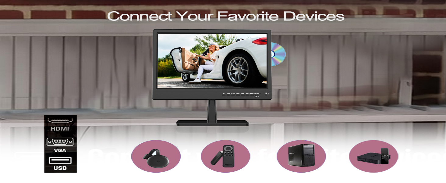 TV BUILT IN DVD PLAYER
