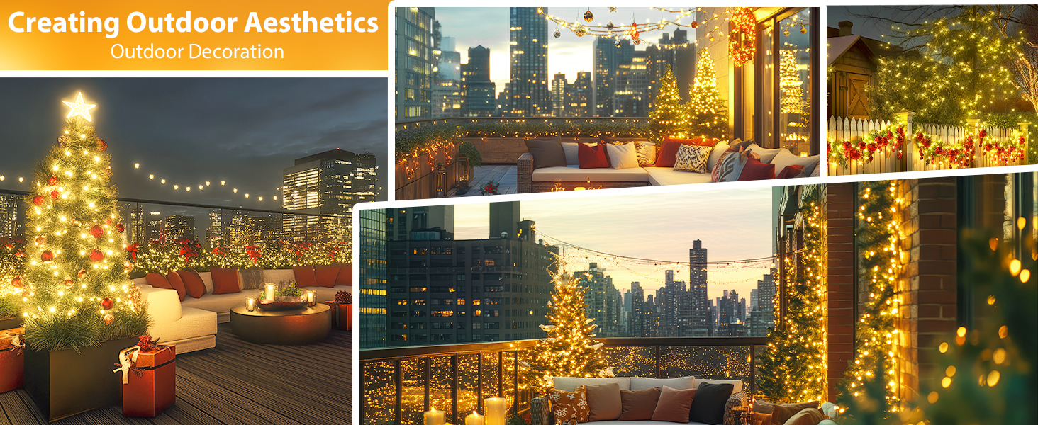Outdoor battery operated lights