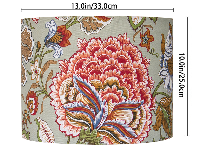 floral lampshade