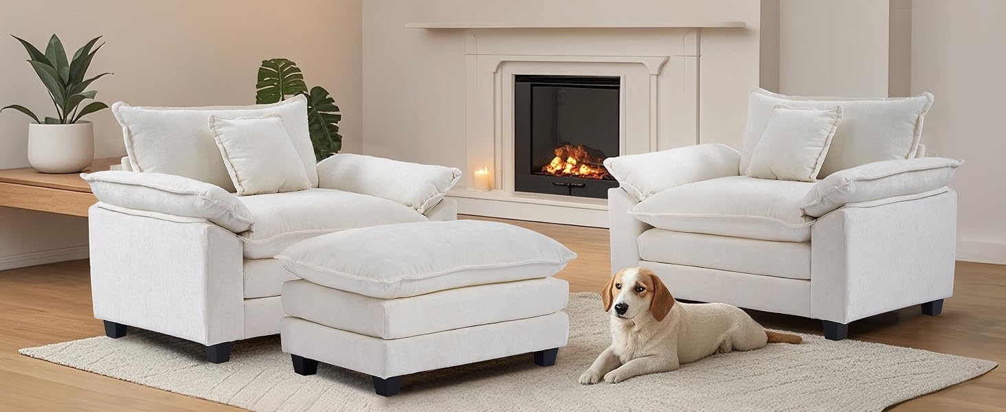 Beige Sofa Accent Chair