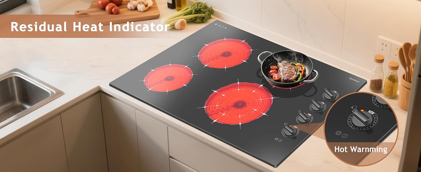 30 inch electric stovetop