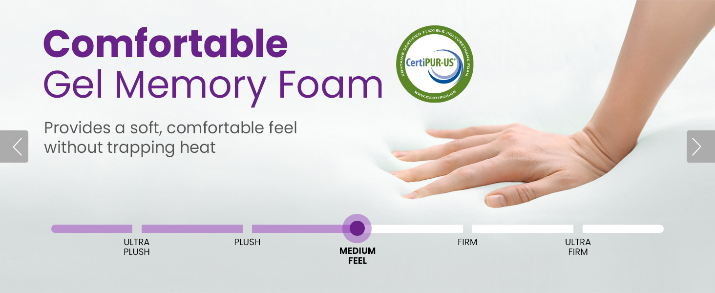 certified foam memory foam mattress full size mattress