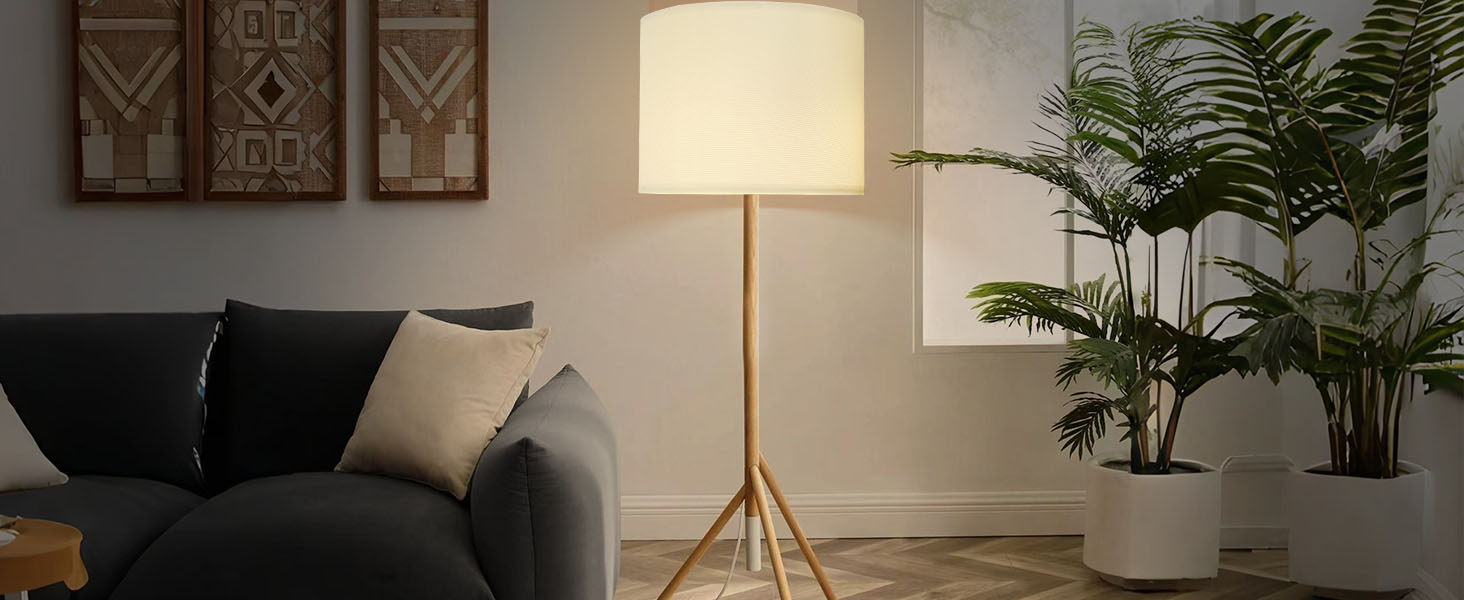 white lamp shade
