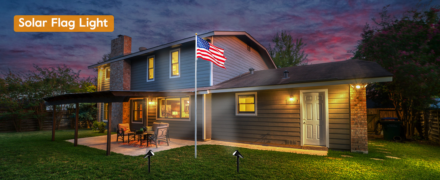 Solar Flag Light 