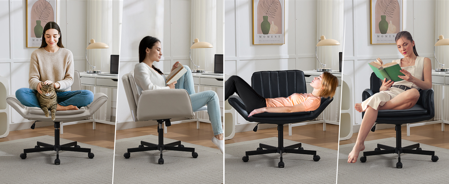 Cross Legged Desk Chair