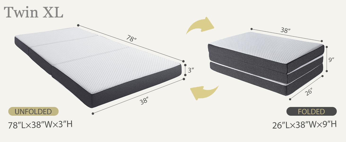 foldable mattress