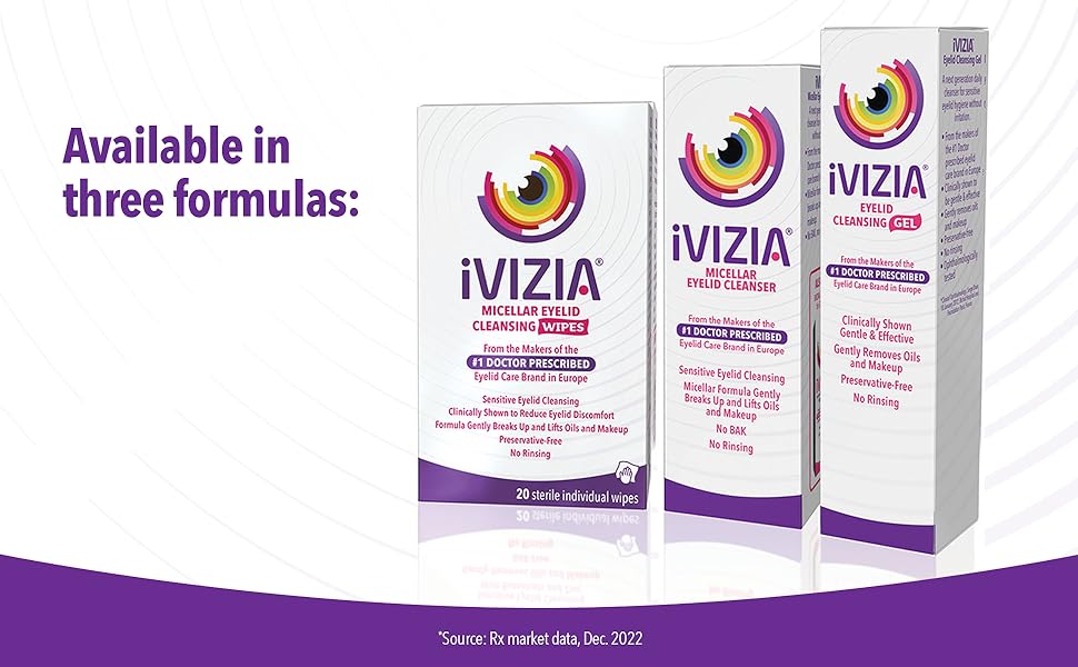 available in 3 formulas 