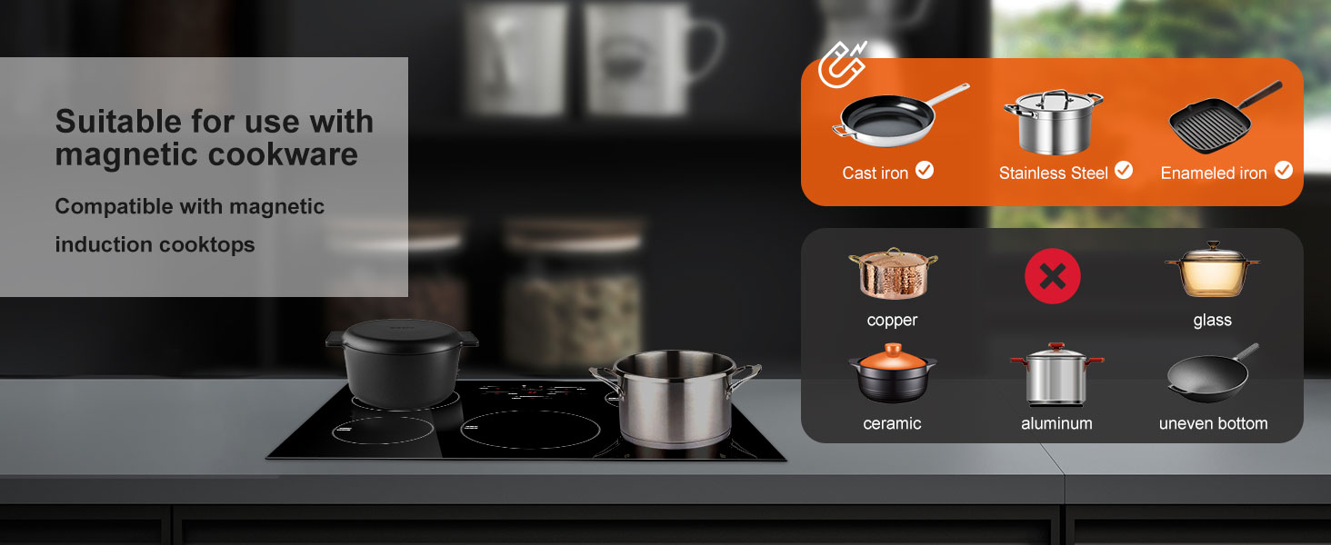 suitable magnetic cookware