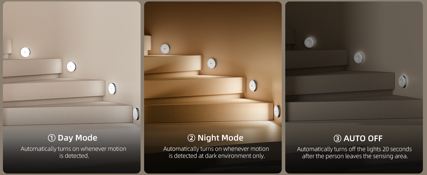 motion sensor puck lights