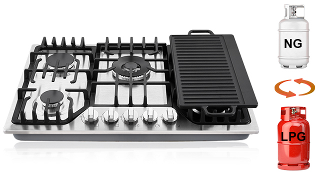 Gas cooktop