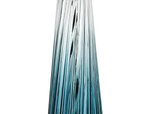 teal glass table lamp 12