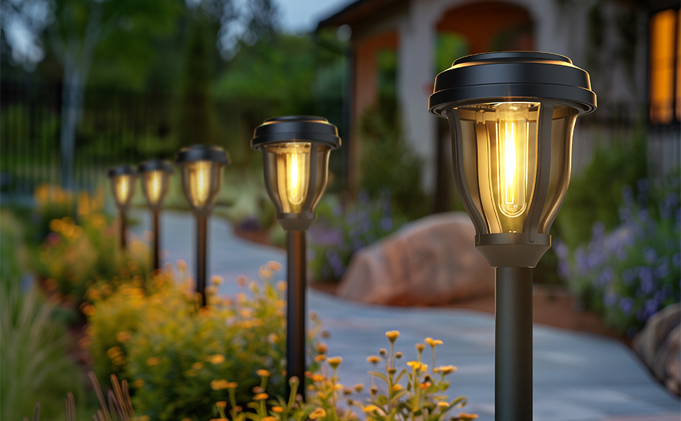 12 Pack Solar Lights Outdoor Waterproof