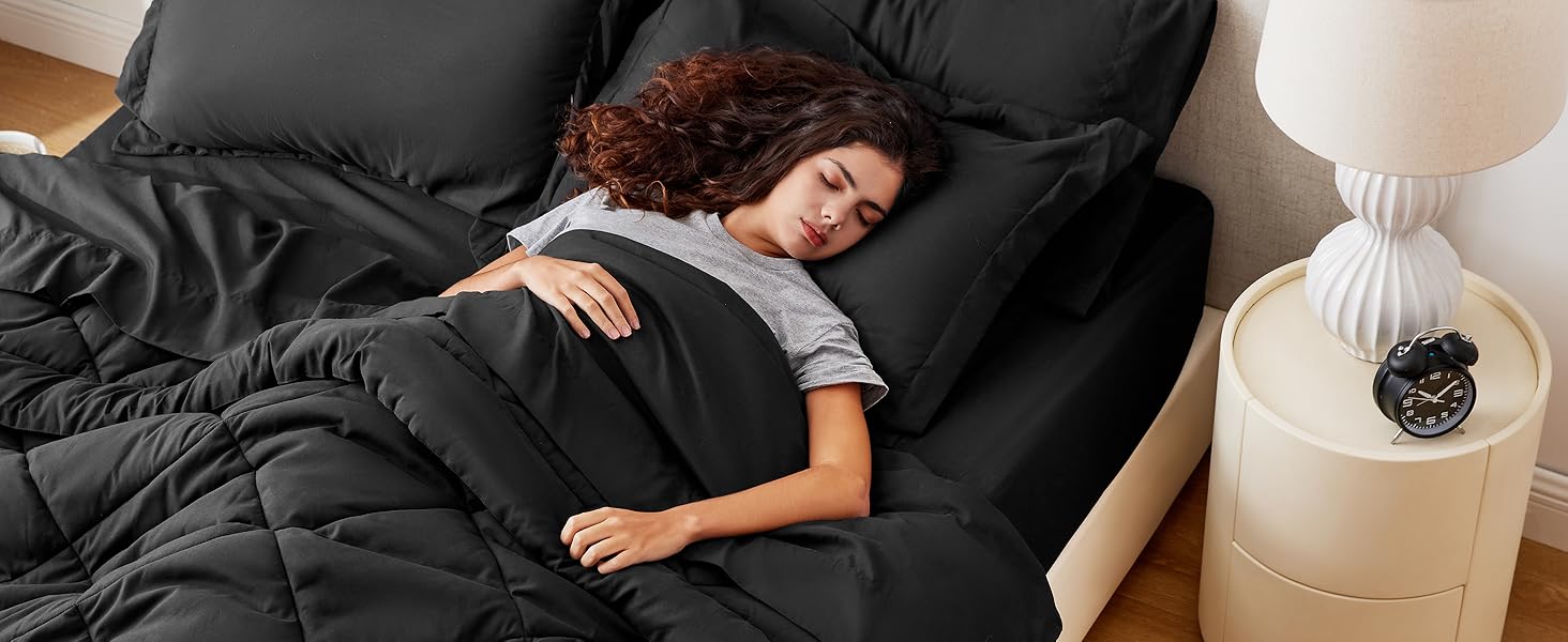 black king size comforter set