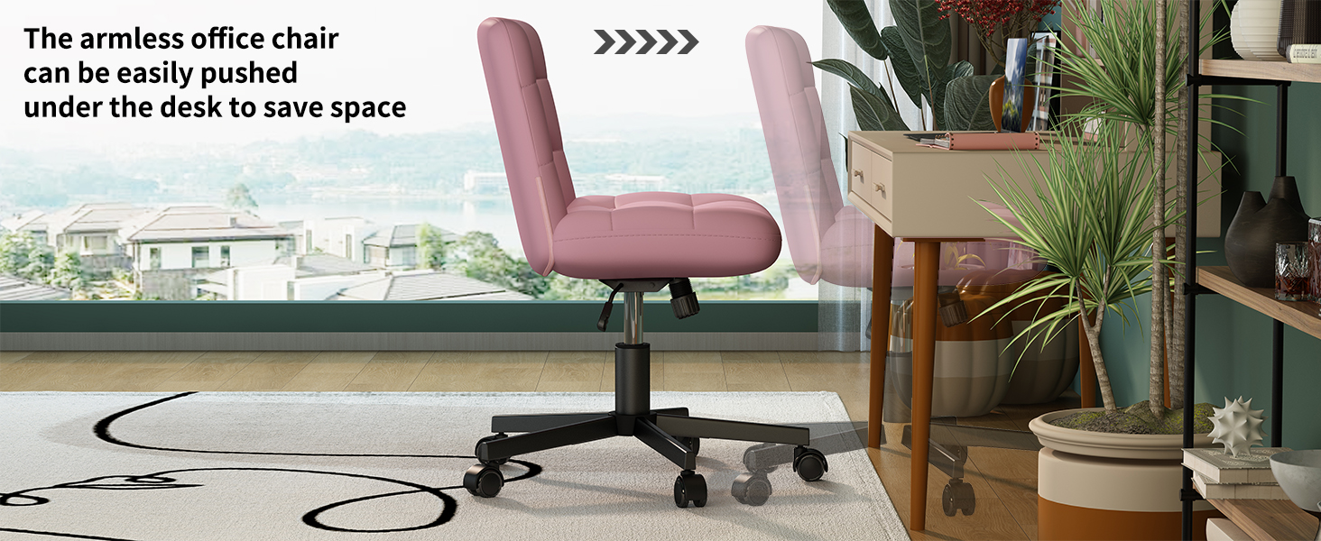 pink criss cross chair