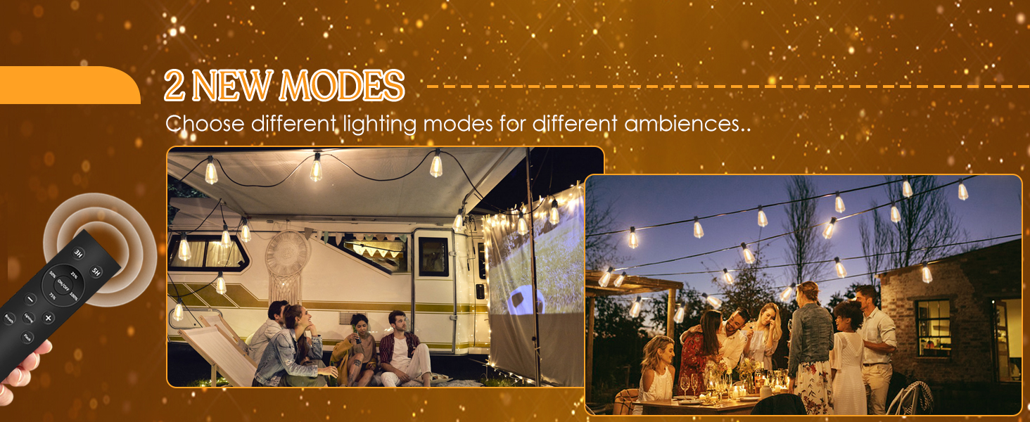 Solar Outdoor String Lights
