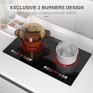 VBKG  Double  Electric Cooktop