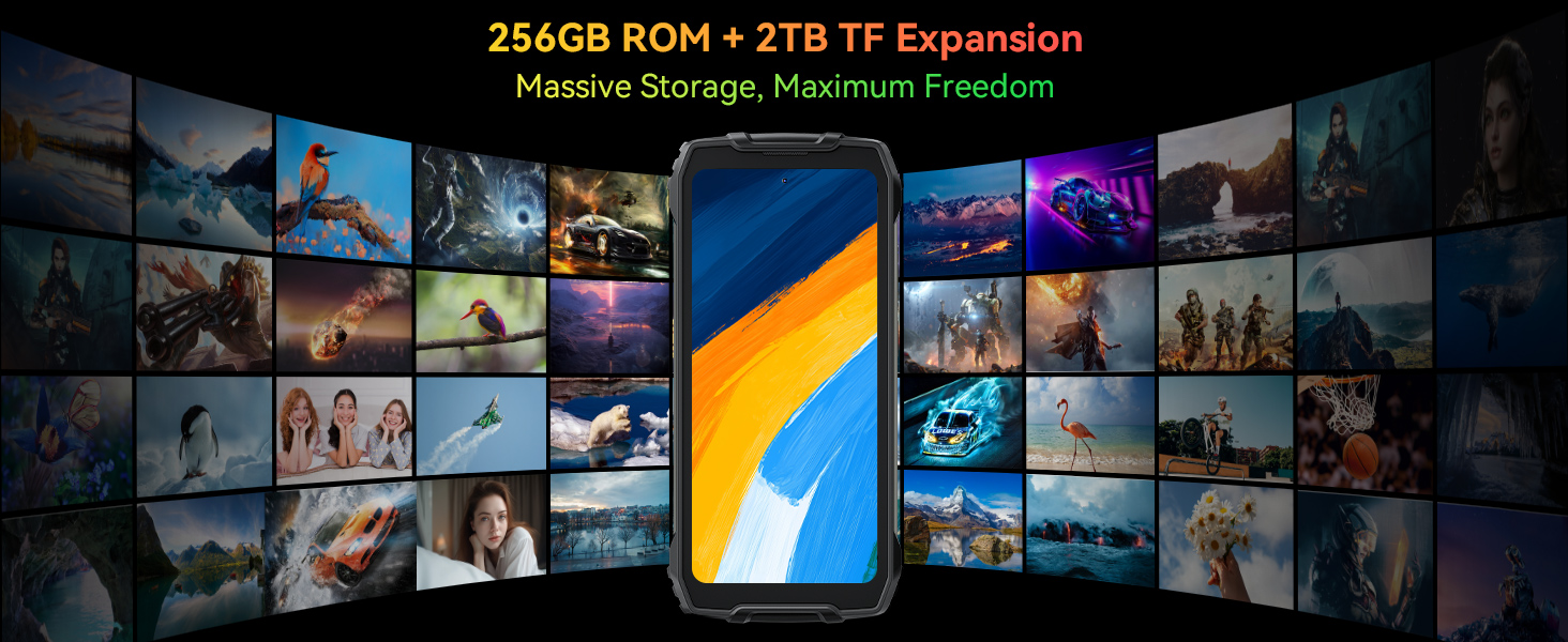 18GB+256GB rugged phone