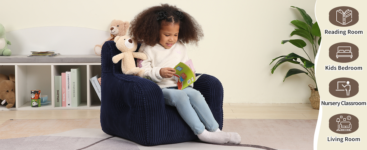 kids bean bag chair toddler bedroom kidsroom
