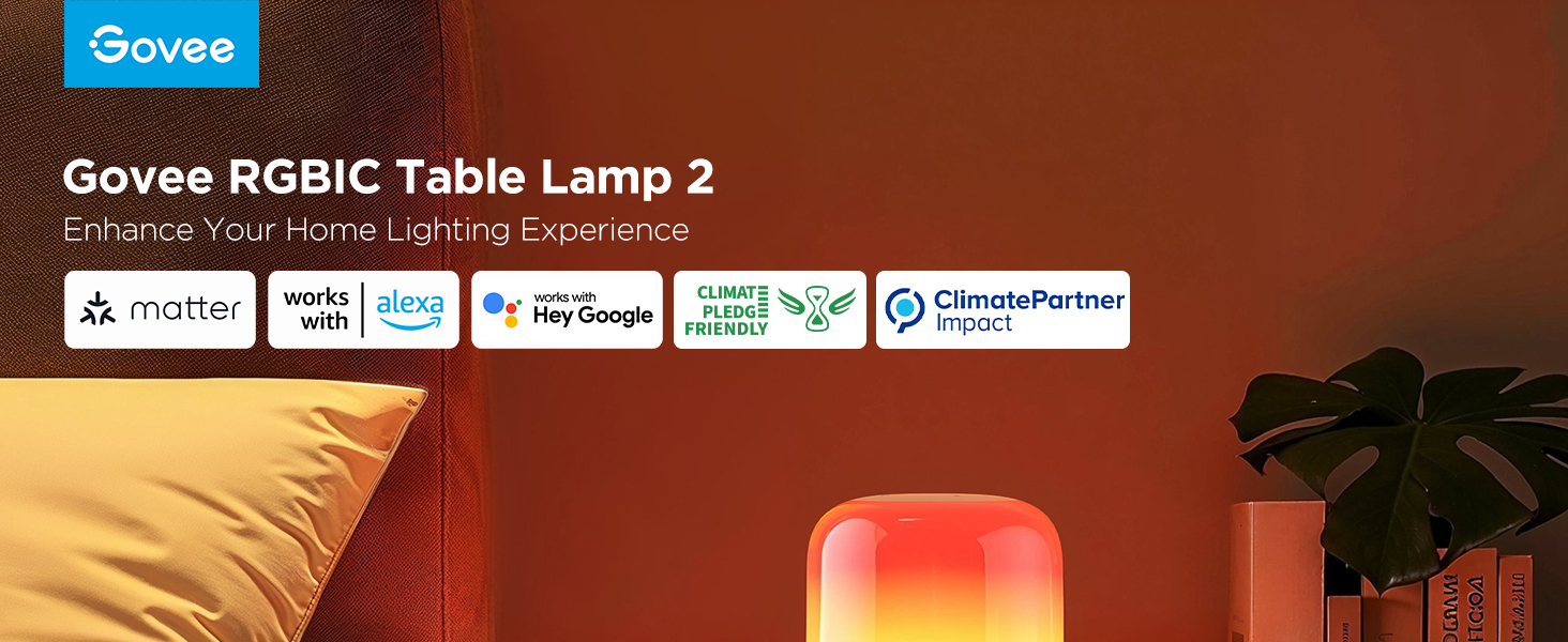 Govee RGBIC Smart Table Lamp 2