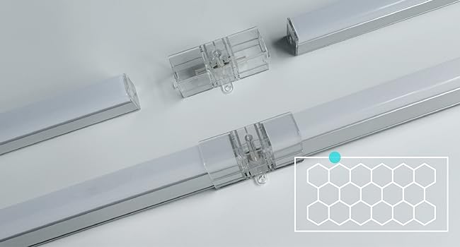 hexagon led lights led light for garage led hex lights detailing workshop  led lights hex glow light