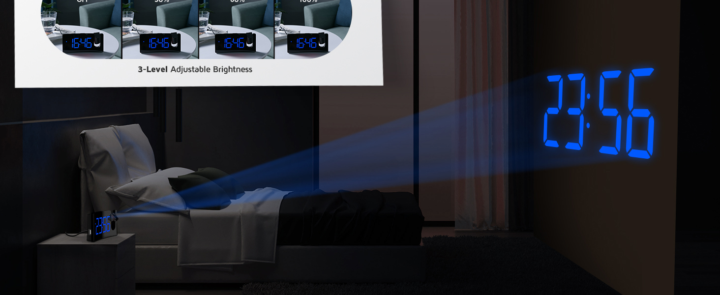 Projection Alarm Clock